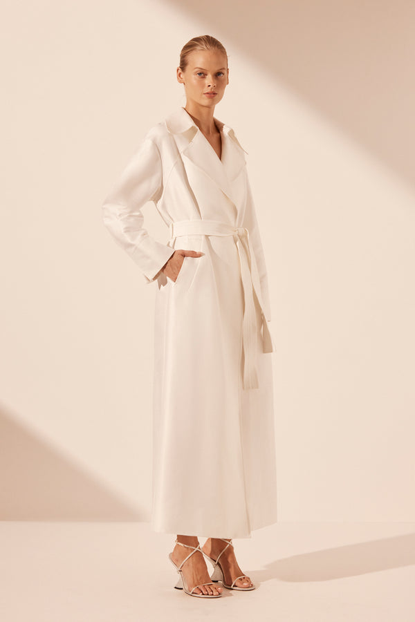 THEA TRENCH COAT - IVORY_P