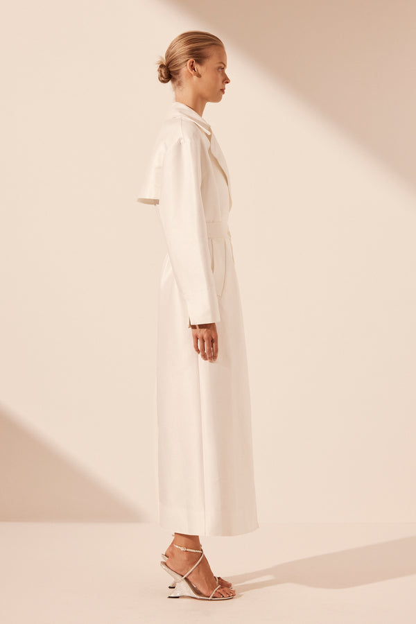 THEA TRENCH COAT - IVORY_S