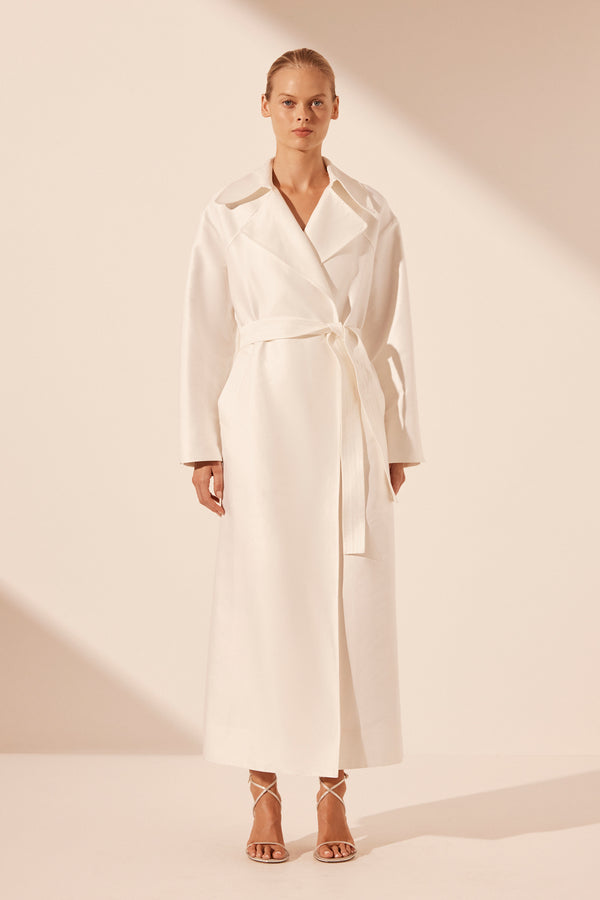 THEA TRENCH COAT - IVORY_F