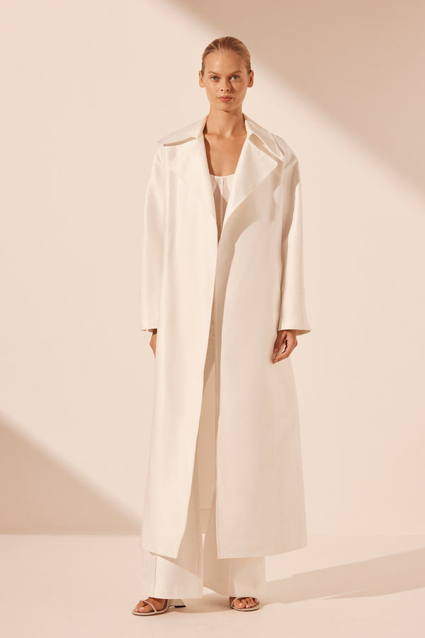 THEA TRENCH COAT - IVORY_F2