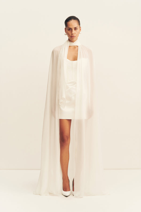 Lucent Cape | Ivory | Dresses Lucent Cape | Ivory | Dresses
