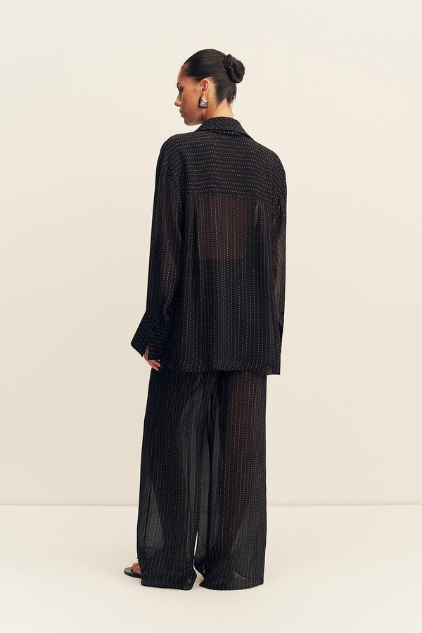 IRVING POLKA DOT SHEER PANT