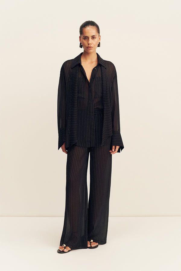 IRVING POLKA DOT SHEER PANT_F