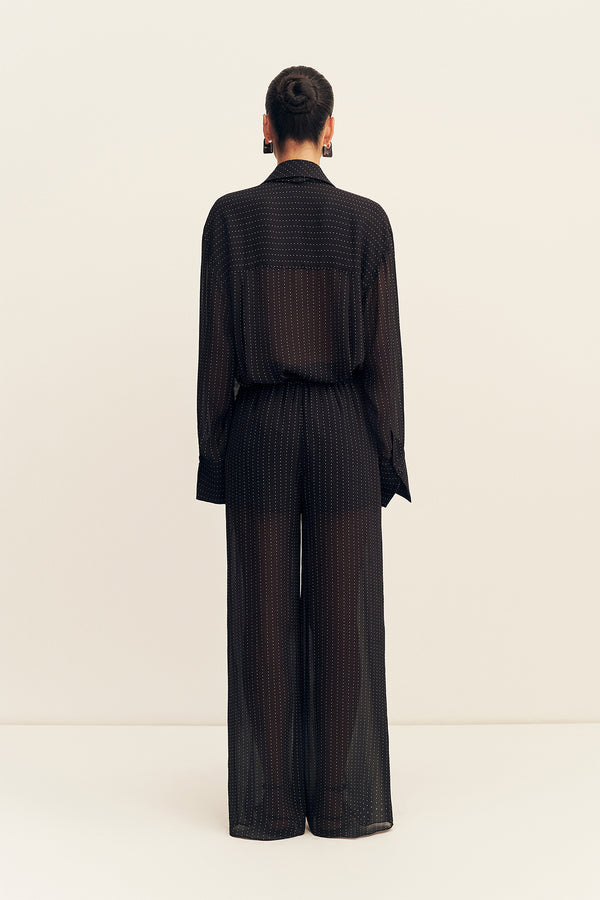 IRVING POLKA DOT SHEER PANT