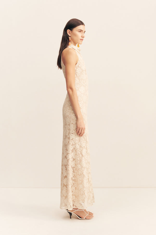 PRESLEY HIGH COWL MAXI DRESS