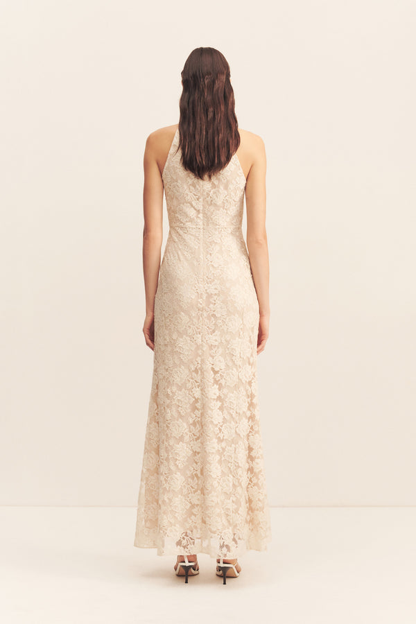 PRESLEY HIGH COWL MAXI DRESS