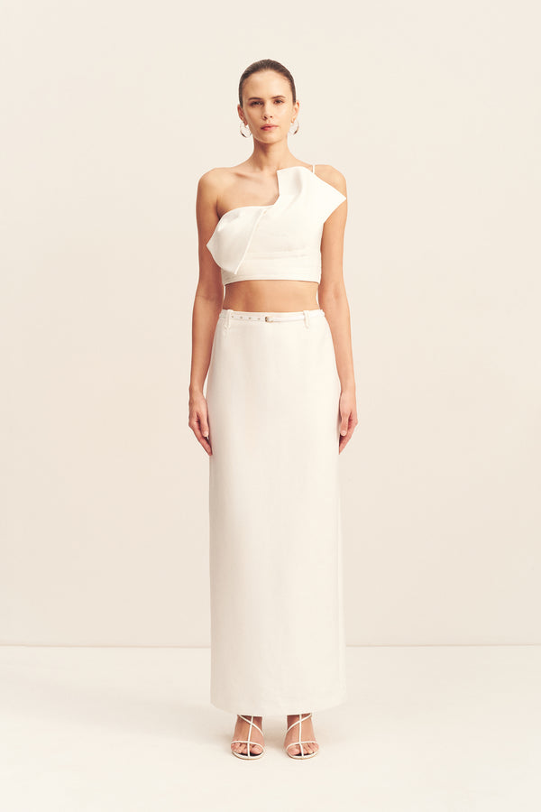 OTIS MAXI SKIRT - IVORY_F