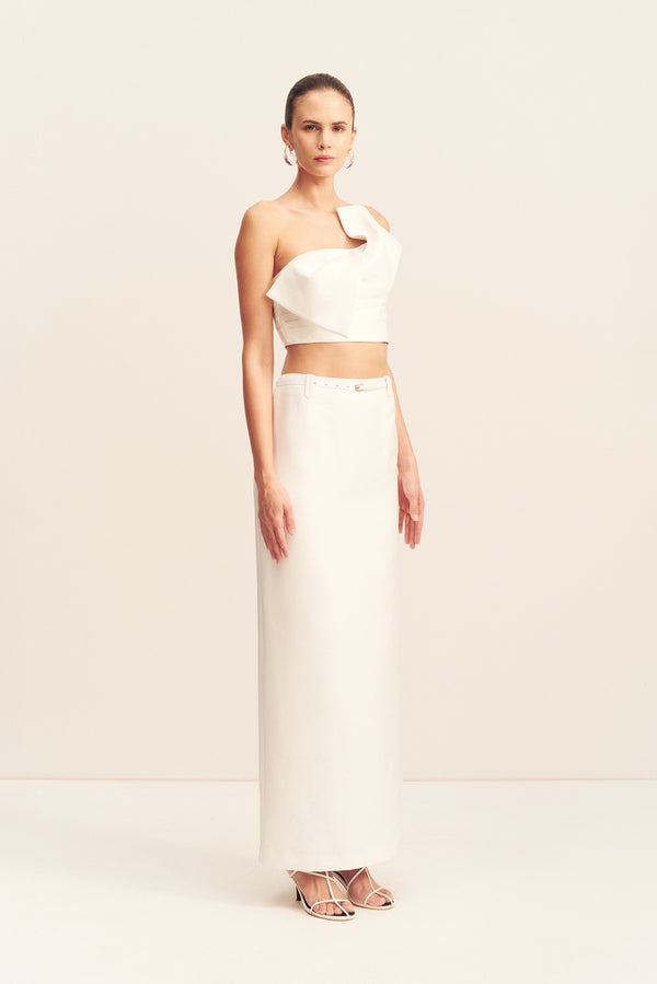 OTIS MAXI SKIRT - IVORY
