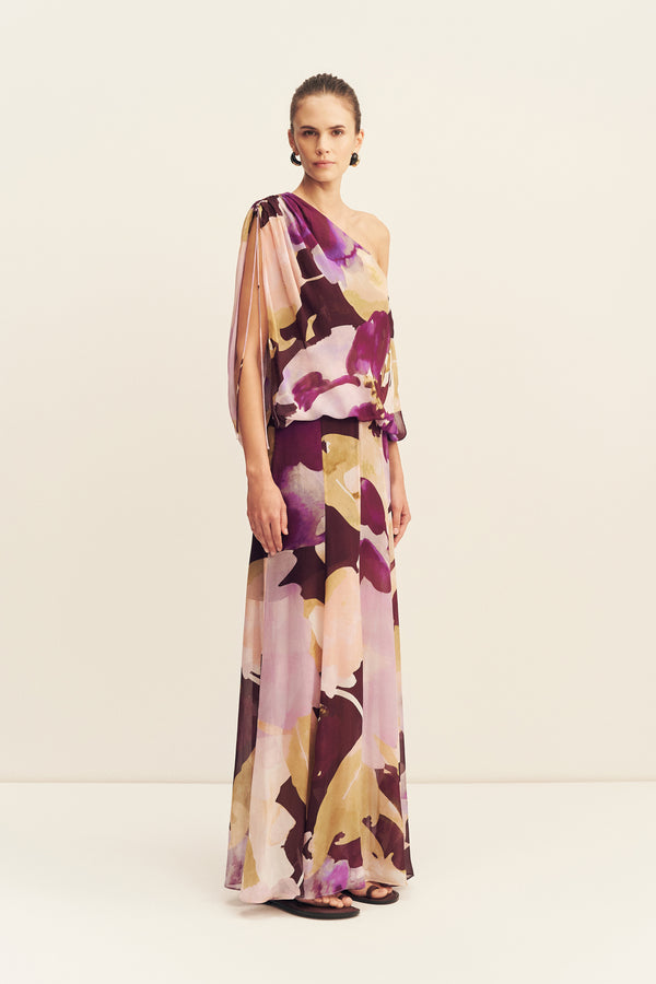 GIA OFF SHOULDER BLOUSON MAXI DRESS