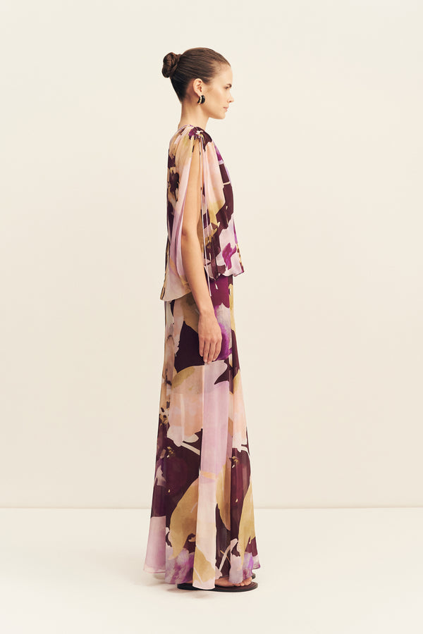 GIA OFF SHOULDER BLOUSON MAXI DRESS