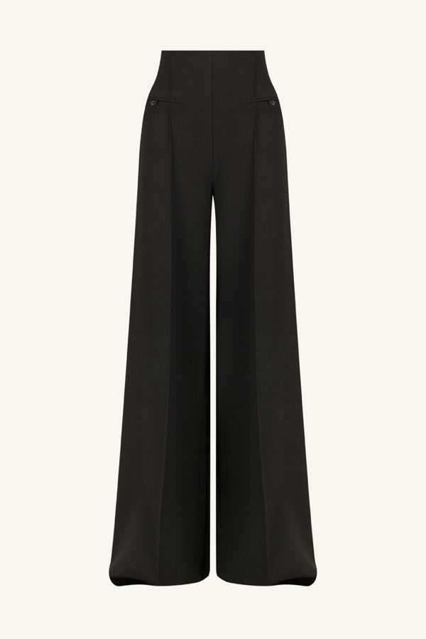 AMURA HIGH WAISTED WIDE LEG PANT - BLACK_G
