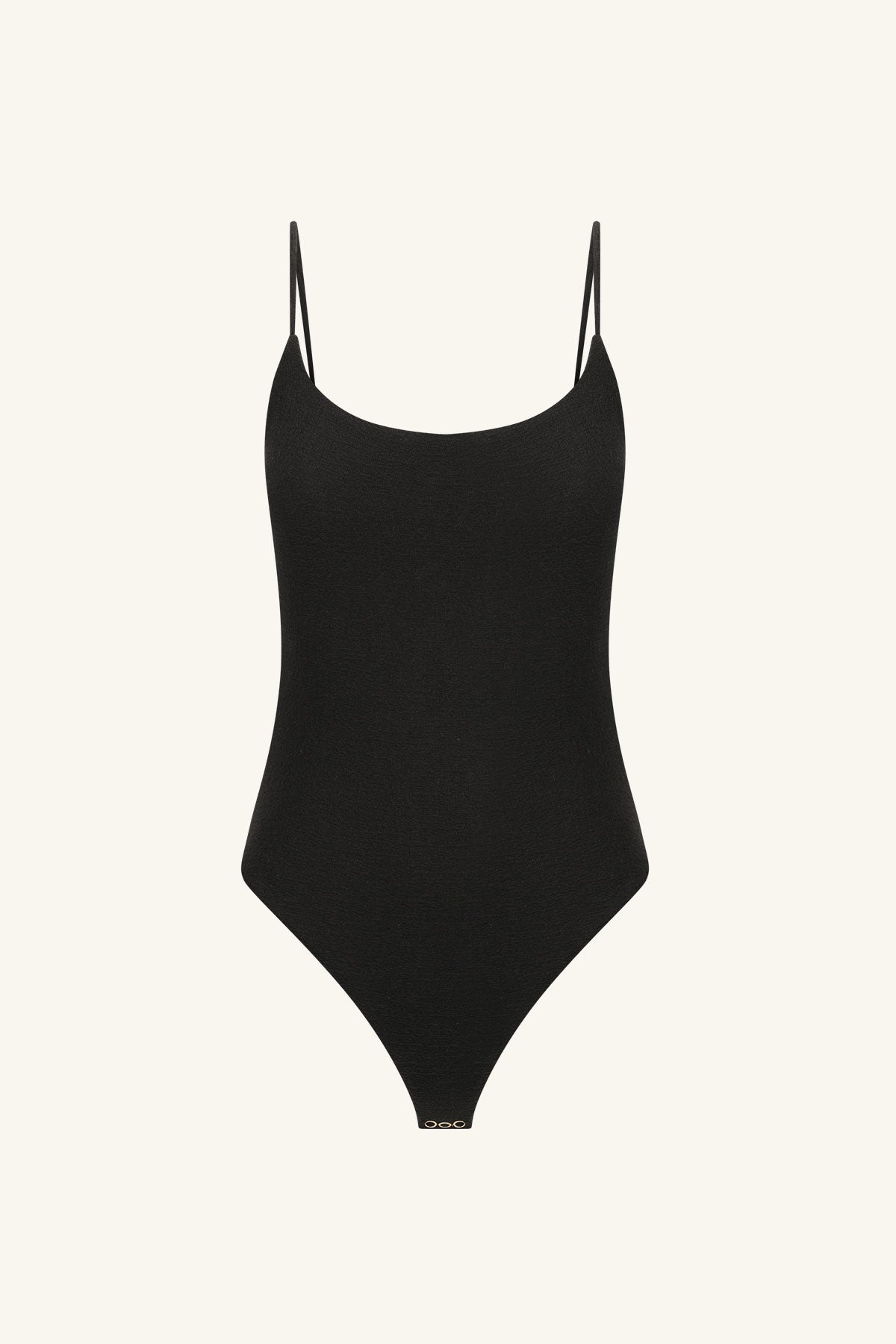 BEAU SCOOP NECK BODYSUIT - BLACK_G