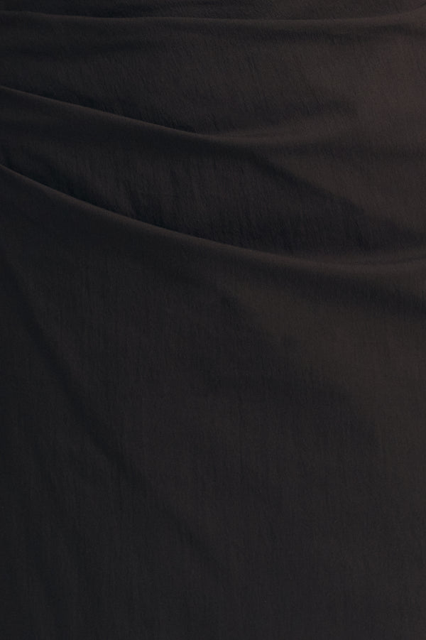 CAMPBELL OFF SHOULDER MAXI DRESS - BLACK