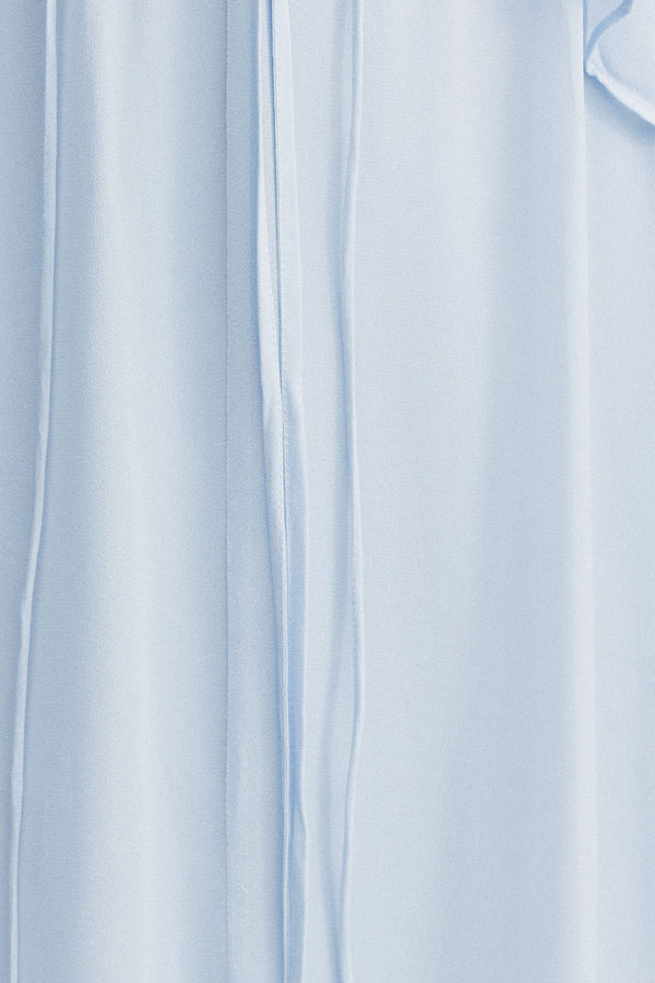 EMORY RUFFLE DRAWSTRING MAXI DRESS  - ARCADIAN BLUE_SW