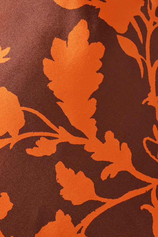 FLORA SILK SHORT SLEEVE RELAXED SHIRT WITH TIES_SW