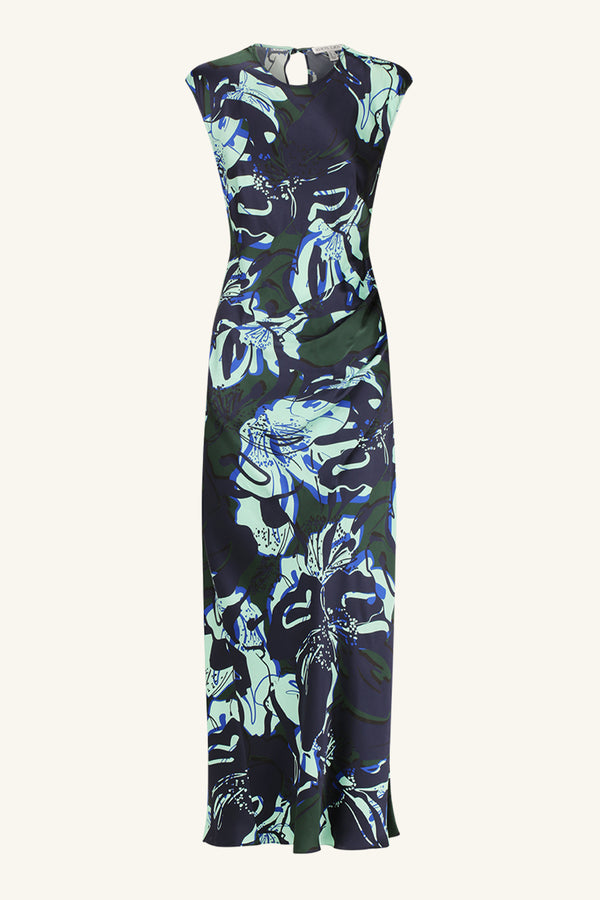 FRANCO SILK SIDE SPLIT MAXI DRESS_G