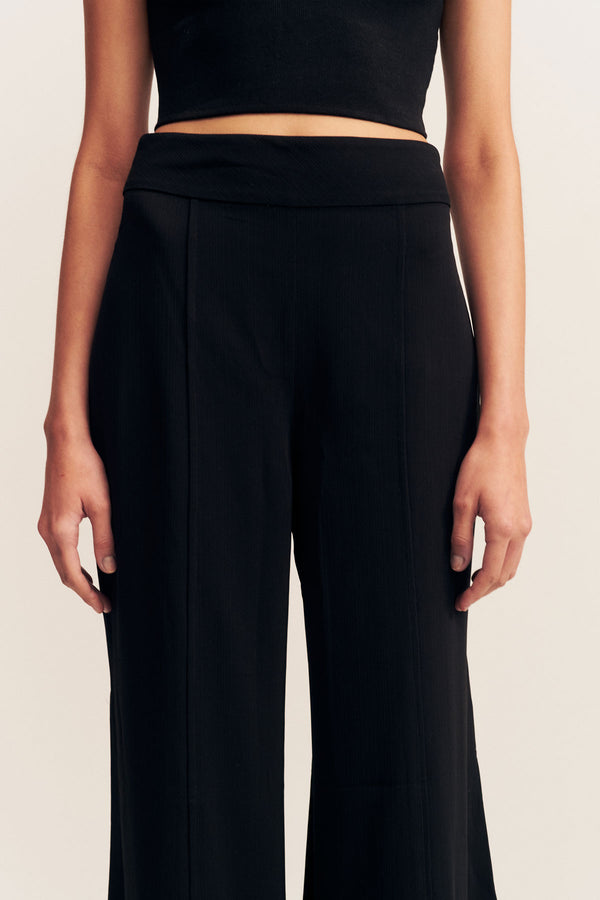 ILIAD PALAZZO PANT - BLACK_D