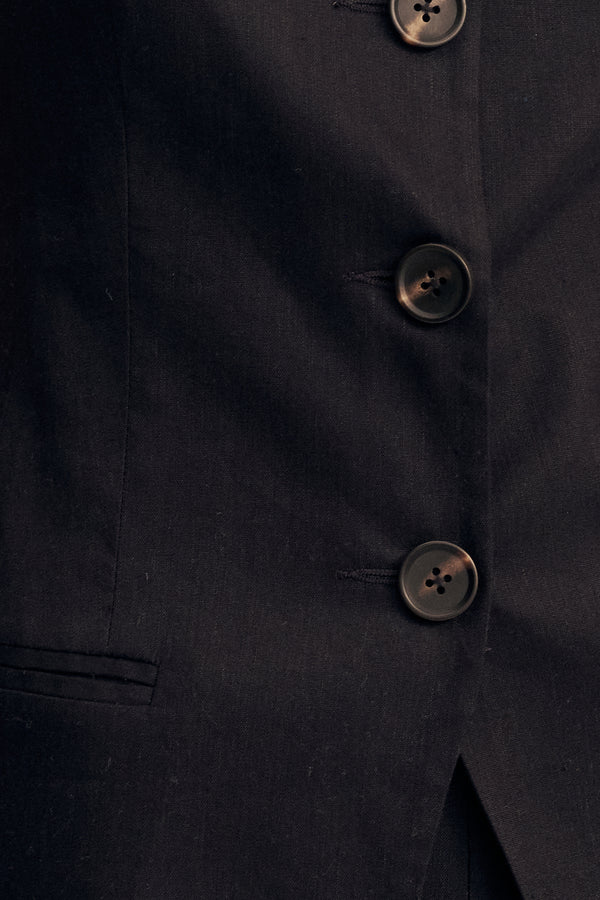 KASBAH VEST - BLACK_SW