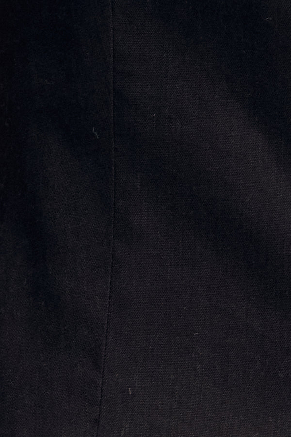 KASBAH BUSTIER DRAPED MINI DRESS - BLACK_SW