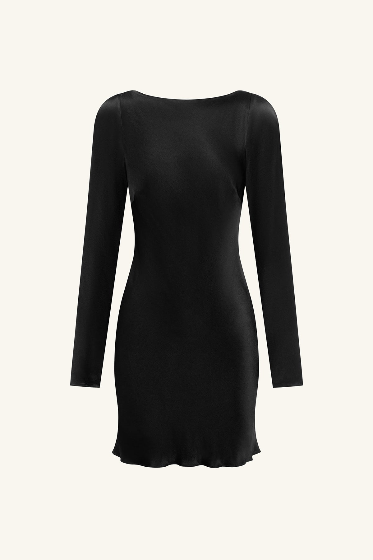 La Lune Long Sleeve Backless Mini Dress Black Dresses Shona Joy