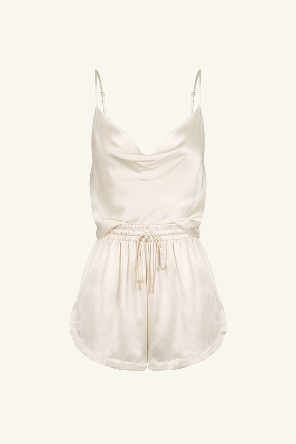 LA LUNE LOUNGE CAMI SET - CREAM_G