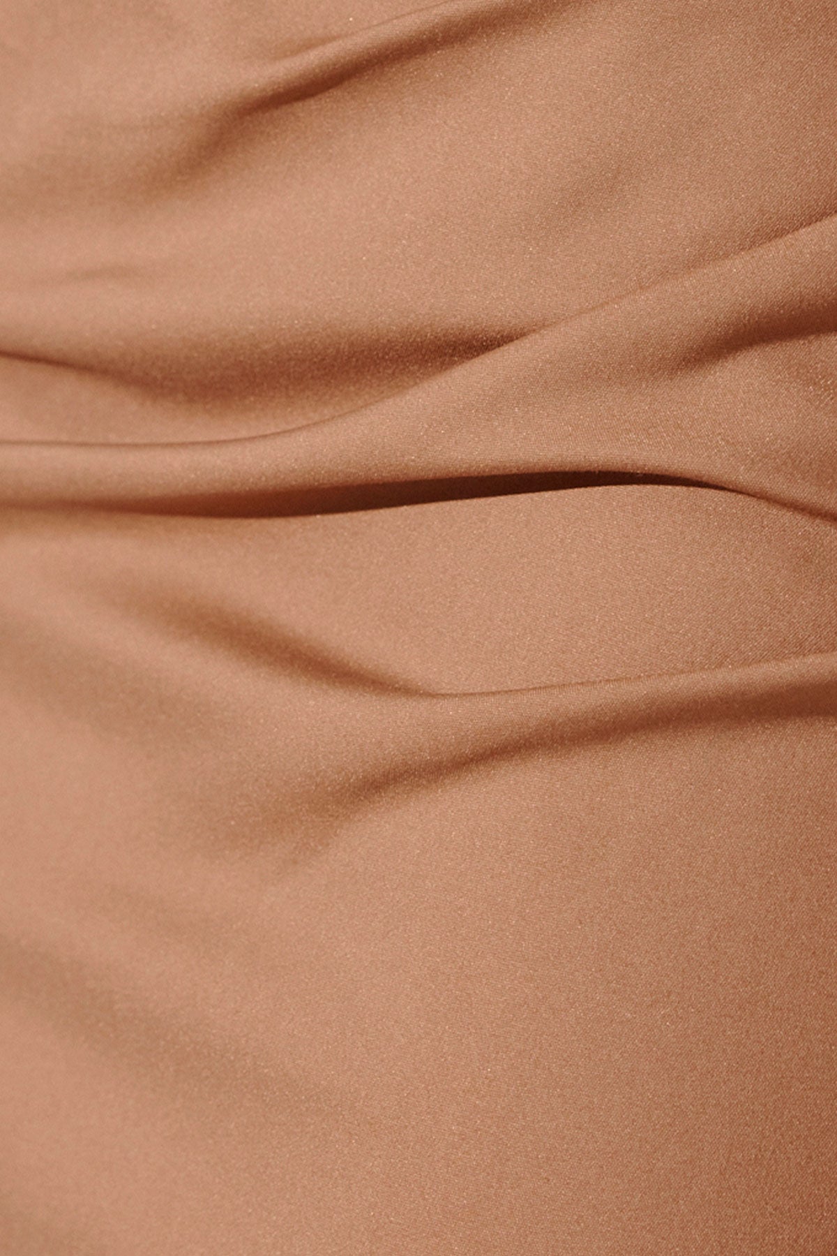 LANI DRAPED MAXI SKIRT - CINNAMON_SW