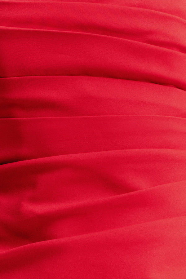 LANI BUSTIER MAXI DRESS - CHILLI_SW
