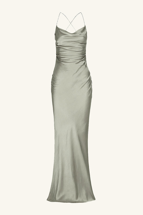 La Lune Lace Back Maxi Dress | Sage | Dresses | Shona Joy La Lune Lace Back Maxi Dress | Sage | Dresses | Shona Joy
