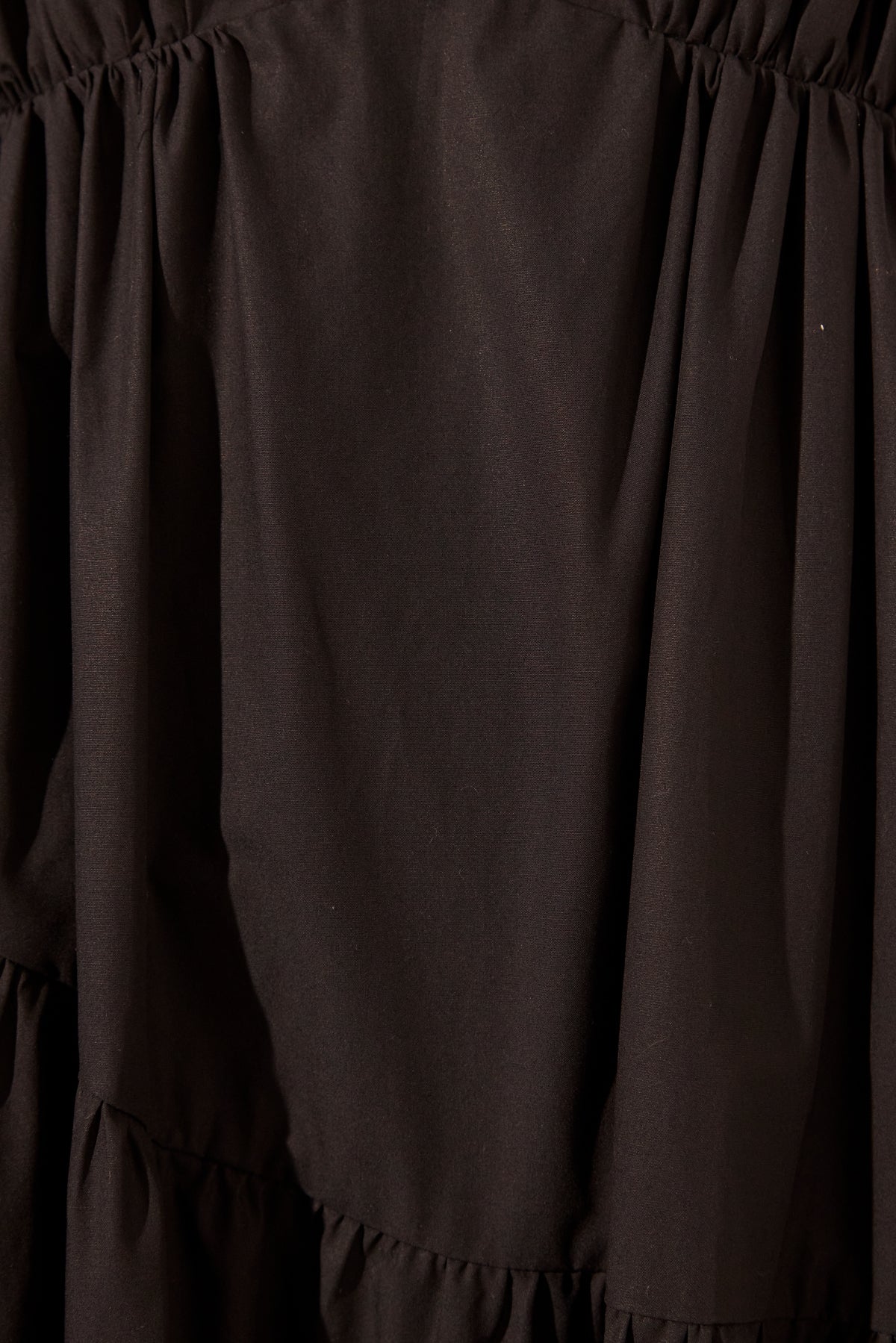MAIORI TIERED MAXI DRESS - BLACK_SW