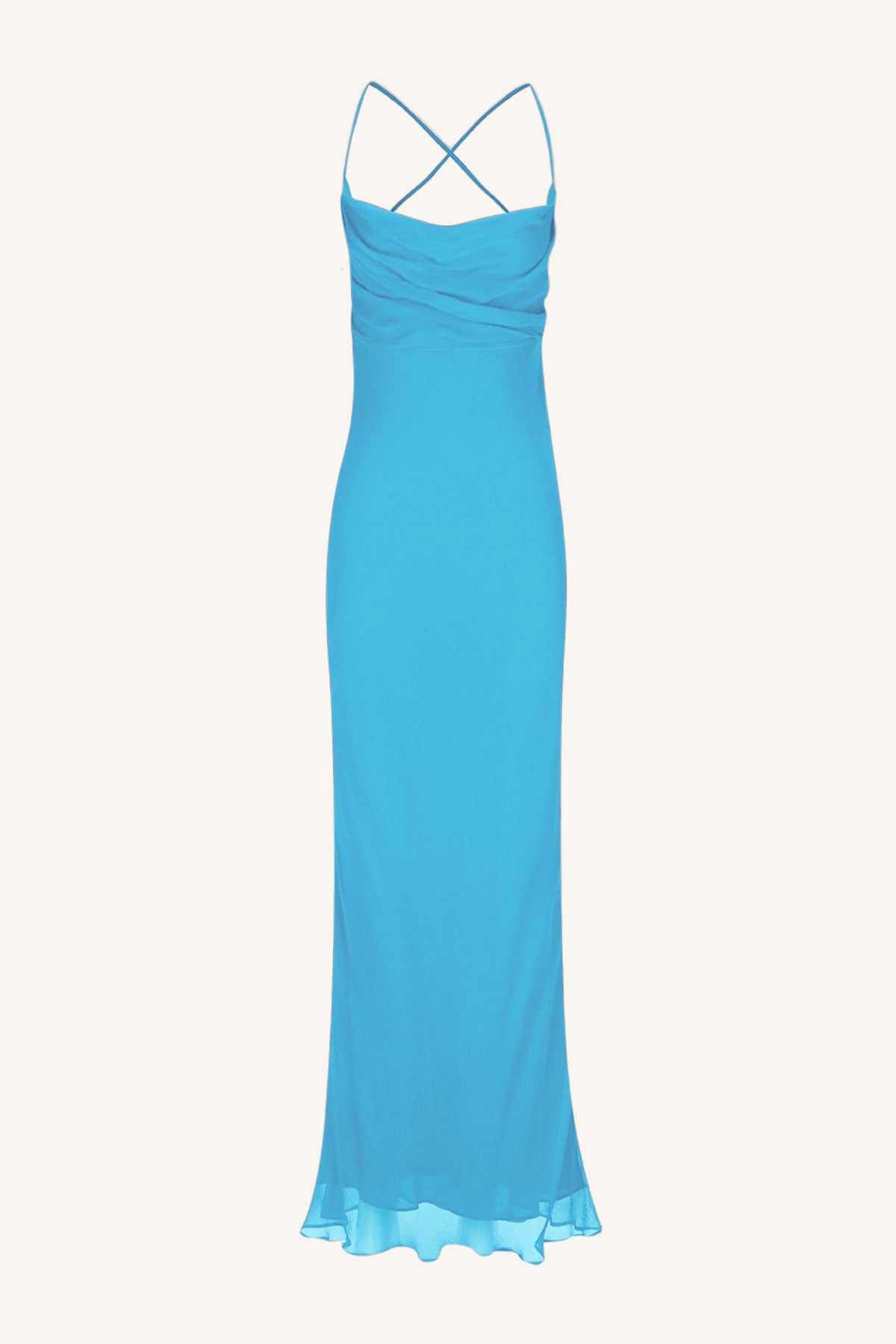 Margot Lace Back Bias Maxi Dress Aqua Dresses Shona Joy