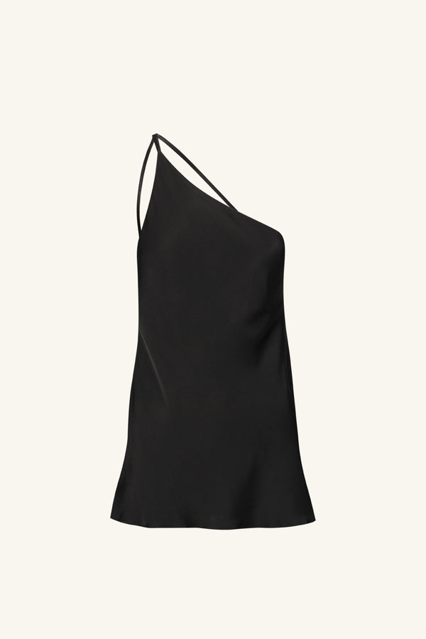 MIA ONE SHOULDER COWL BACK TOP - BLACK_G