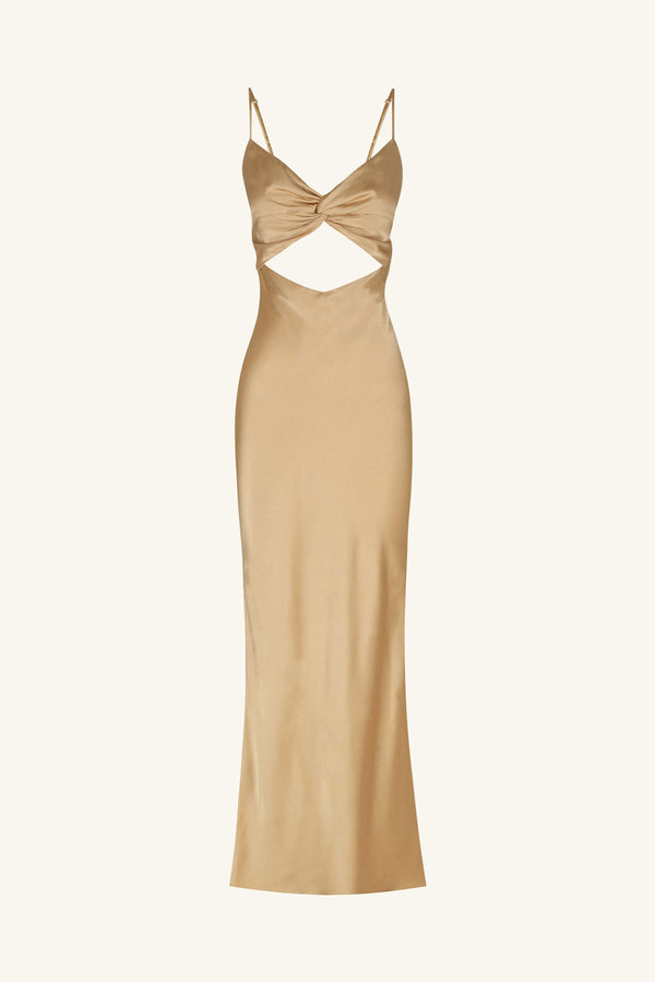 Oliviera Twist Front Midi Dress | Taffy | Dresses | Shona Joy Oliviera Twist Front Midi Dress | Taffy | Dresses | Shona Joy