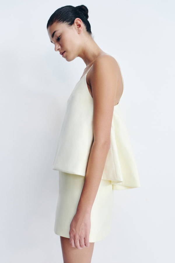 OTIS BELTED MINI SKIRT - YUZU