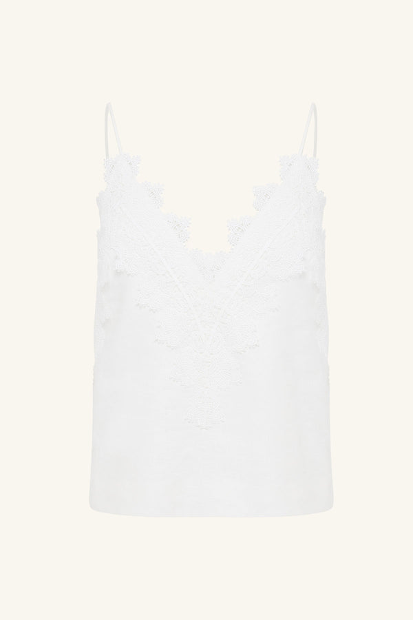 TOILE LACE CAMI - IVORY_G