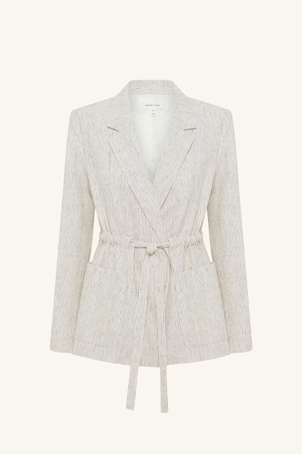 ALTO OVERSIZED BELTED BLAZER_G