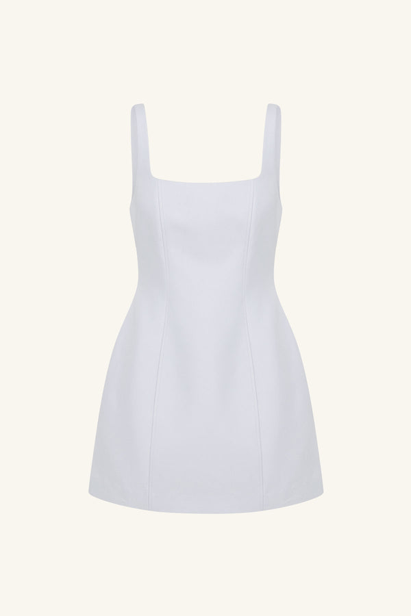 OTIS SQUARE NECK MINI DRESS - SKY_G
