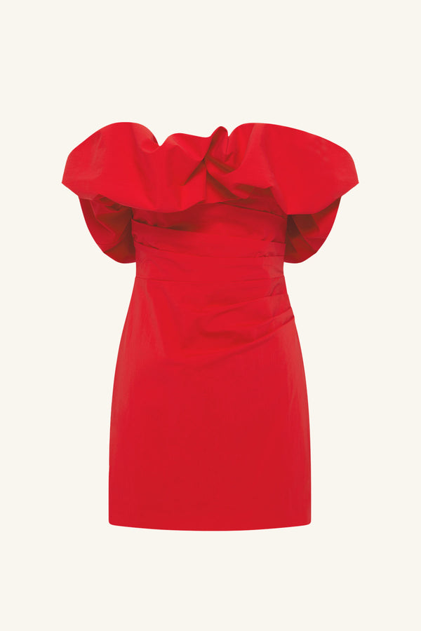 CAMPBELL STRAPLESS BUBBLE MINI DRESS - GOJI_G