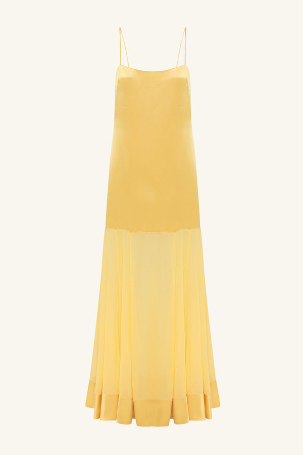 MORAYA DROPPED WAIST MAXI DRESS - SOLEIL_G