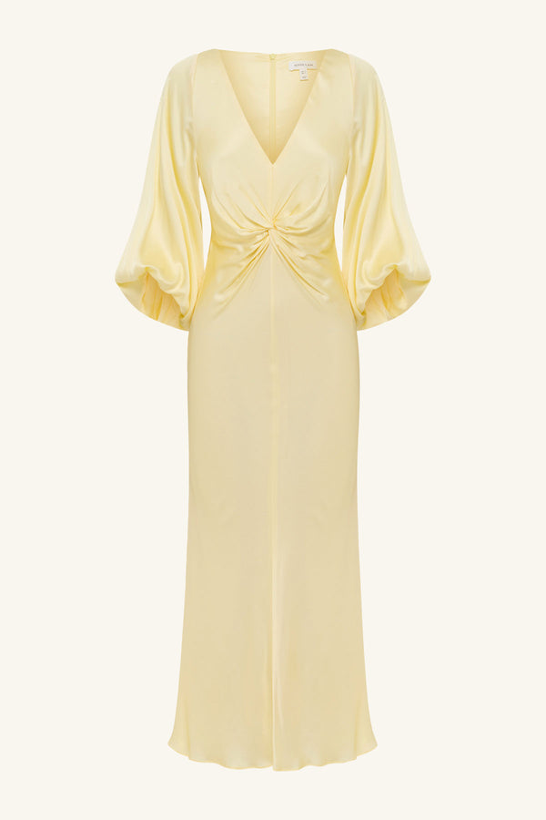 Lumiere Knot Front Midi Dress | Golden Hour | Dresses | Shona Joy Lumiere Knot Front Midi Dress | Golden Hour | Dresses | Shona Joy