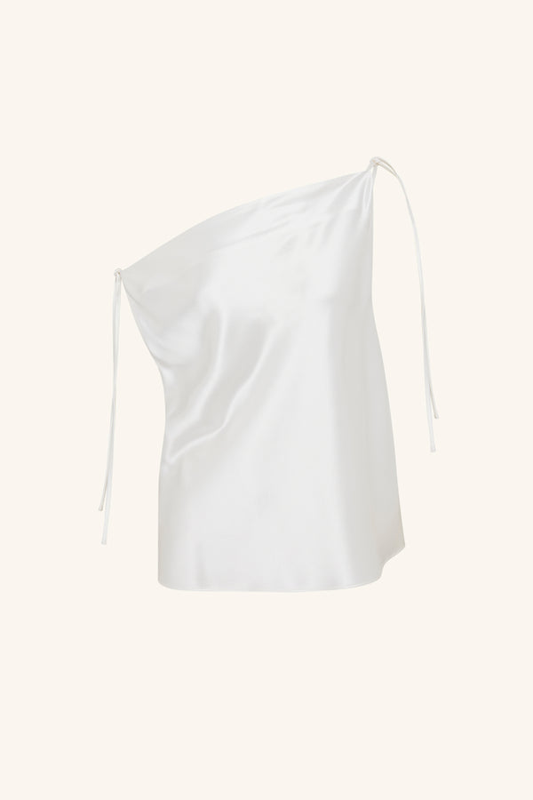 SAVANNA TIE TOP - IVORY_G