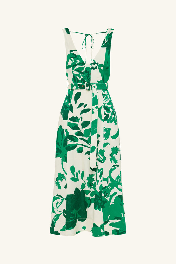 JONI PANELLED MIDI DRESS_G