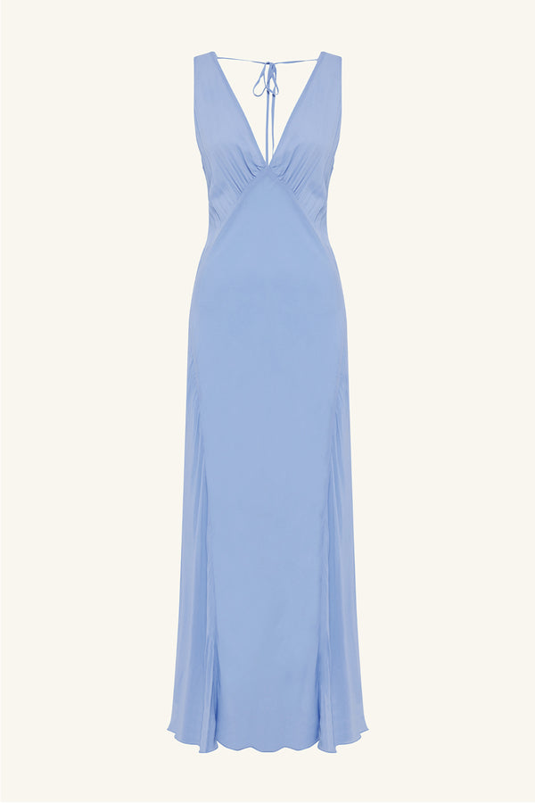 Aylah Plunged Maxi Dress | Vista Blue | Dresses | Shona Joy Aylah Plunged Maxi Dress | Vista Blue | Dresses | Shona Joy