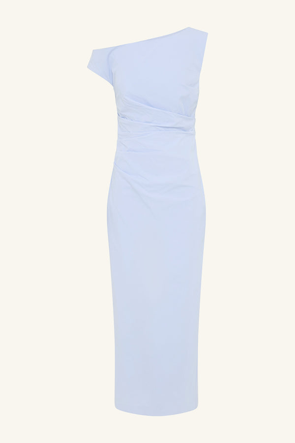 CAMPBELL OFF SHOULDER MAXI DRESS - CORNFLOWER BLUE_G