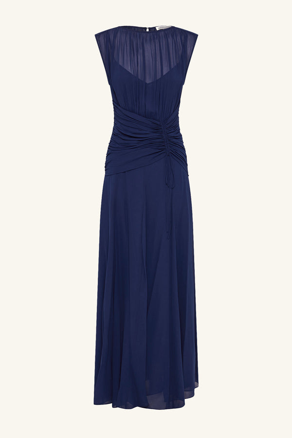 ROMY HIGH NECK MAXI DRESS - MIDNIGHT_G
