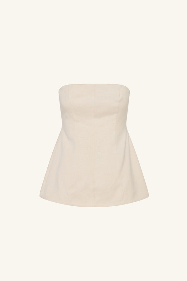 GIGI STRAPLESS BUSTIER - ECRU_G