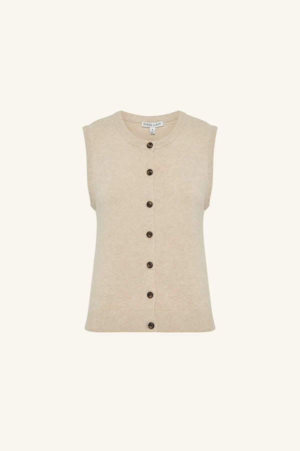 JACKSON SLEEVELESS VEST - WISHBONE_G