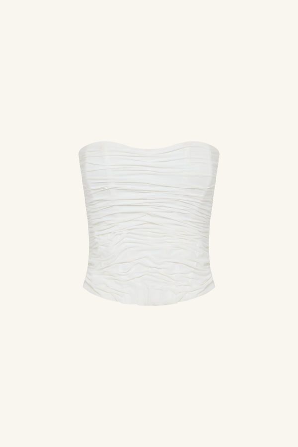 SOLENE CORSET - WHITE_G