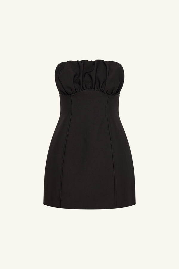 OTIS HOURGLASS MINI DRESS - BLACK_G