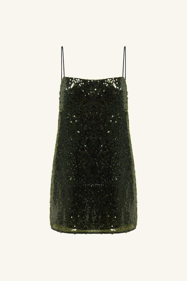 OLYMPIA SQUARE NECK MINI DRESS_G
