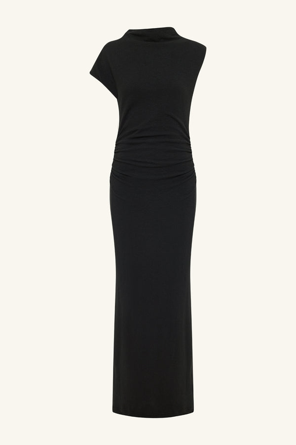 BEAU SLEEVELESS MAXI DRESS - BLACK_G